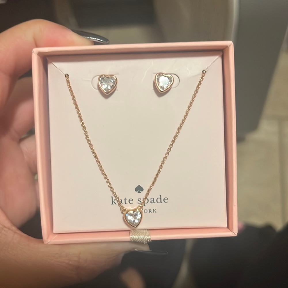 Kate Spade necklace and earrings set
